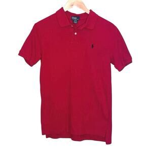 Polo Ralph Lauren Boys red polo shirt size large (14-16)